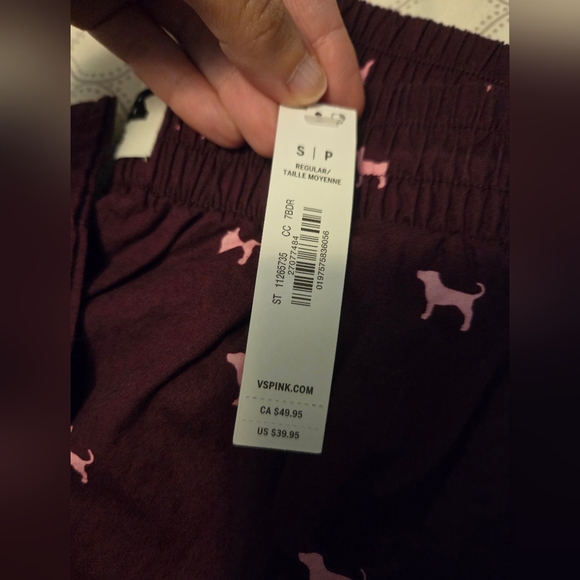 Pink Pj Bottoms - Picture 2 of 3